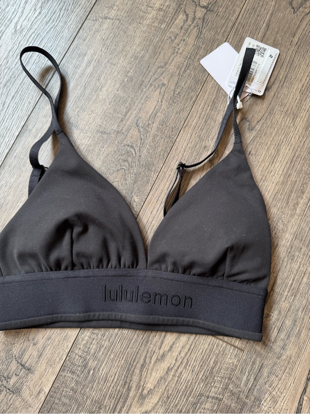lululemon athletica Black Smooth Triangle Bralette